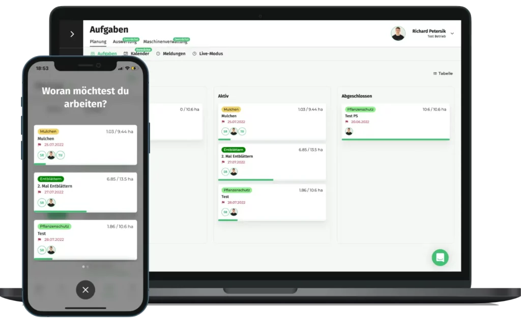 Farm Management App VineForecast