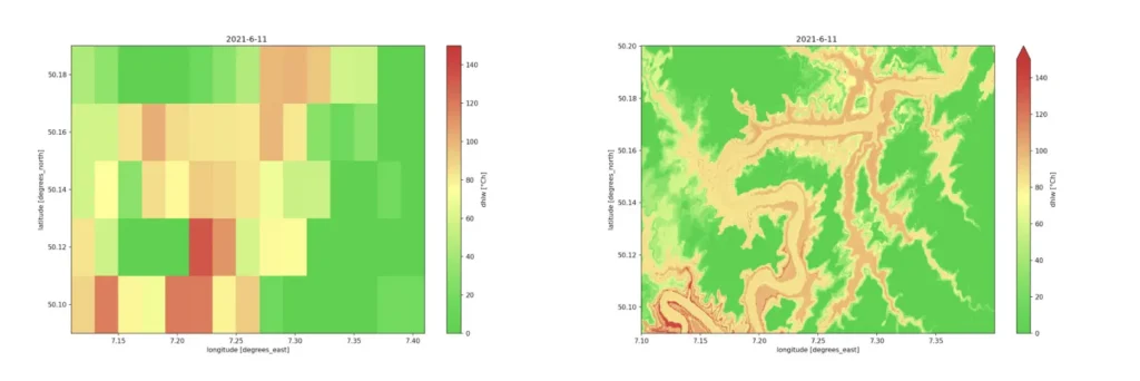 Pronostic régionalisé de la maladie