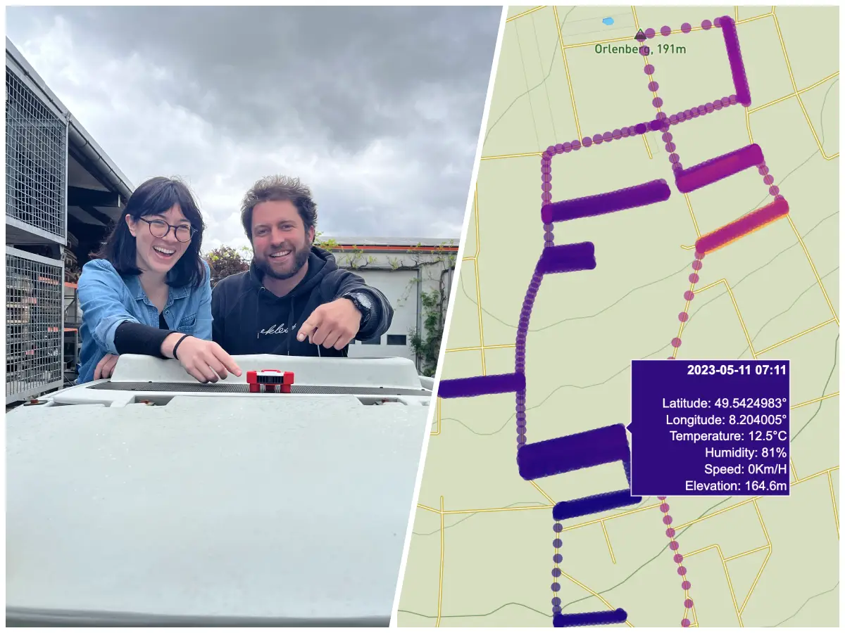 Photo du projet de recherche Capteurs mobiles avec Wolfgang Bener